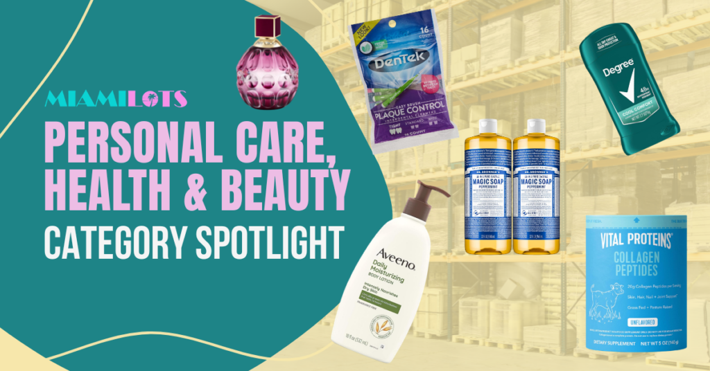 Personal Care, Health & Beauty Liquidation for Resellers on Miami Lots