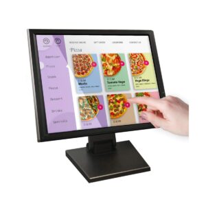 ANGEL POS 1006017 17" POS TFT LCD TouchScreen Monitor, Black