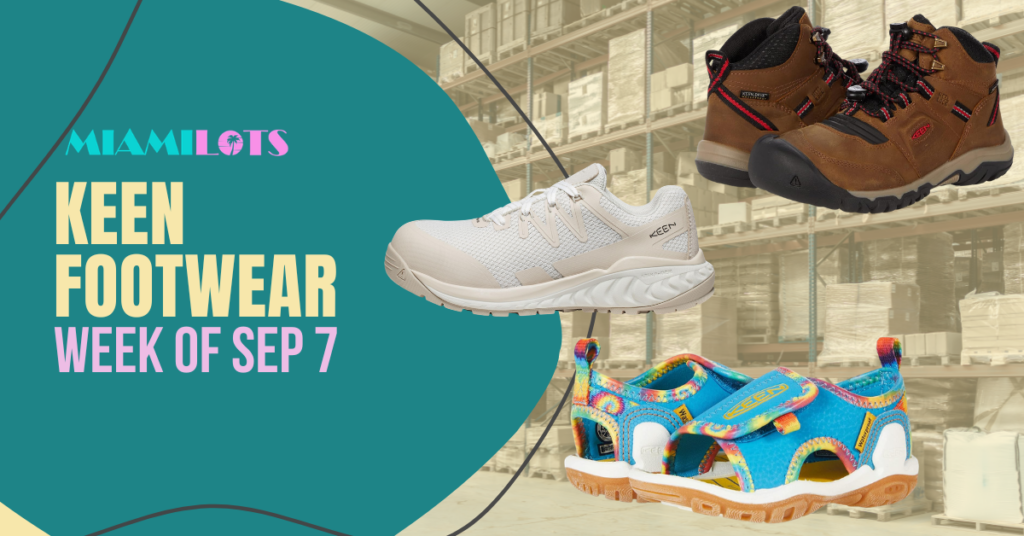 Liquidation and Clearance Keen Footwear & Shoes Deals for Resellers