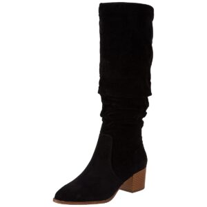 Amazon Essentials Women's Tall Block Heel Boots, Wide Calf Available