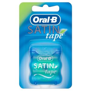 Oral-B Satin Tape Dental Floss, Mint Flavor, 1 Count (Pack of 2)